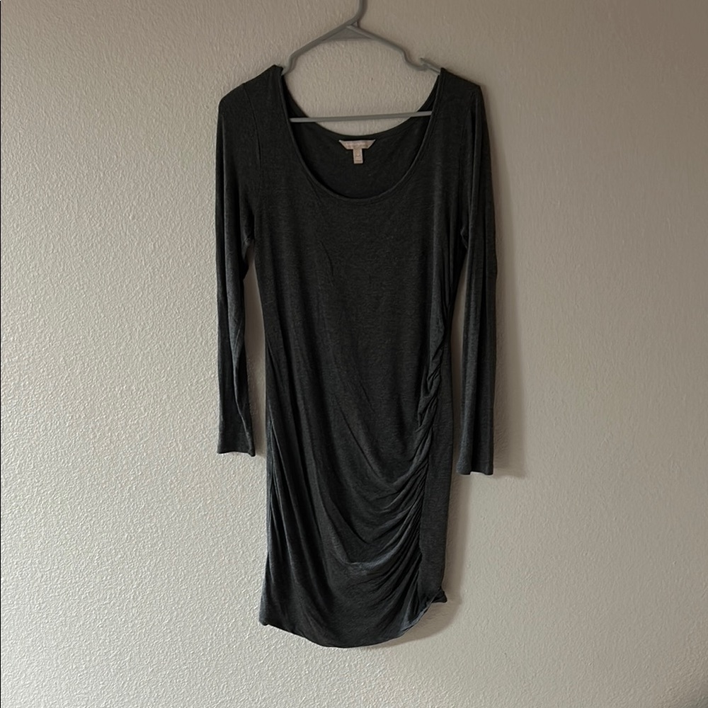 Banana Republic Grey Ruched Dress, size S